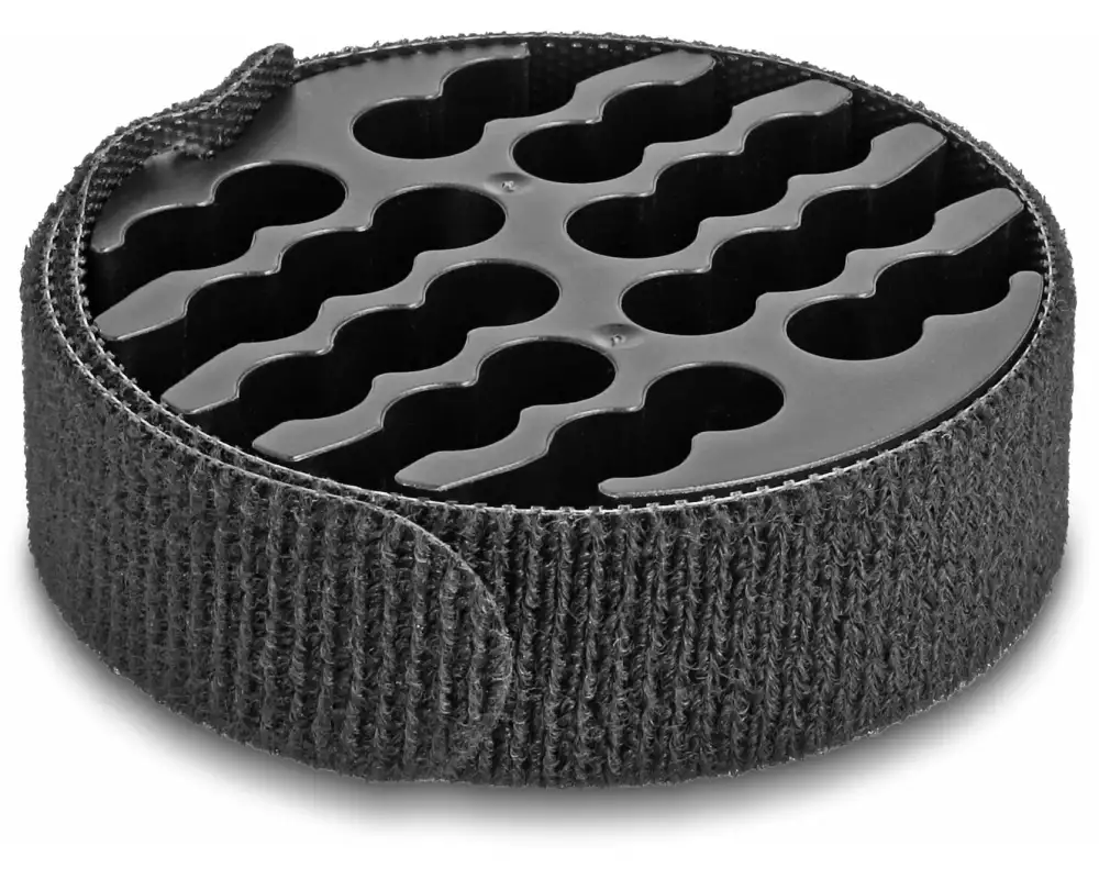 Delock Kabel-Organizer mit Klettkabelbinder Schwarz