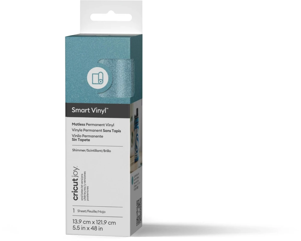Cricut Vinylfolie Joy Permanent 13.9 x 121.9 cm, Hellblau