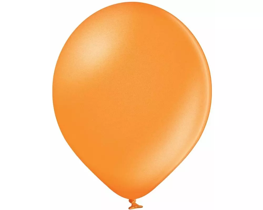 Belbal Luftballon Metallic Orange, Ø 30 cm, 50 Stück