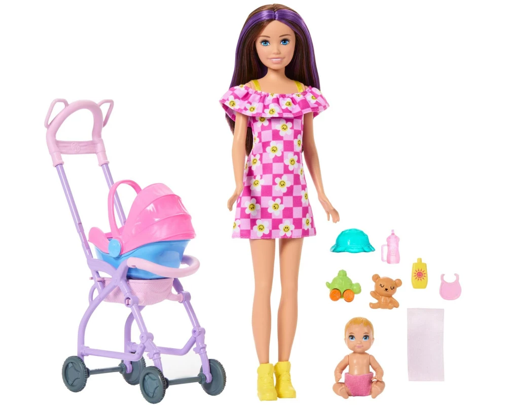 Barbie Spielset Skipper Babysitters Inc. Kinderwagen Spielset