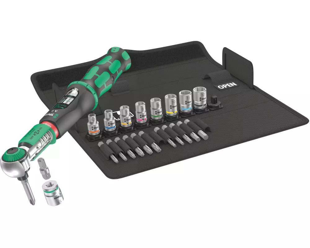 Wera Drehmomentschlüssel Safe-Torque A2 Set 1, 23-teilig
