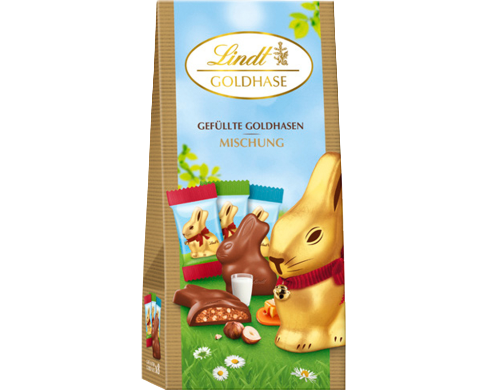LINDT Goldhase assortiert 664194 Bag, 80g