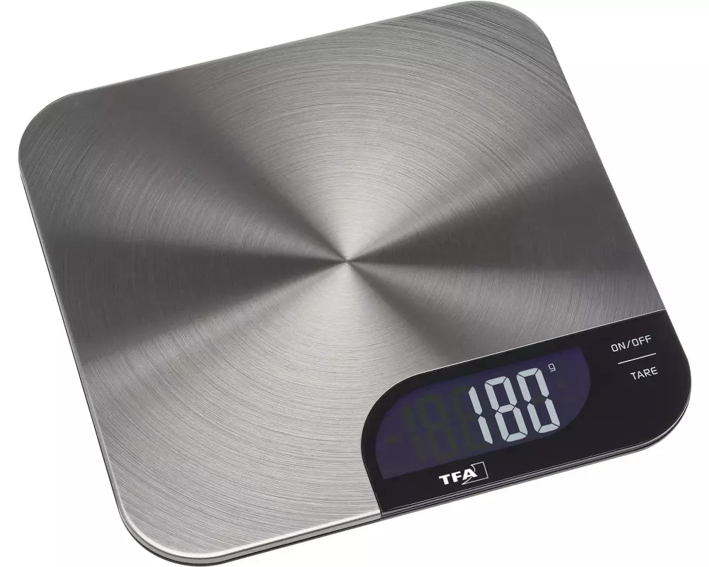 TFA Dostmann Küchenwaage Cheesecake Silber