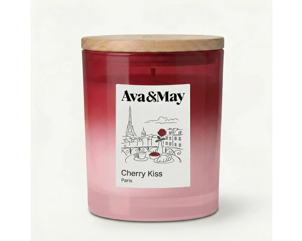 AVA & MAY Duftkerze Cherry Kiss 220 g