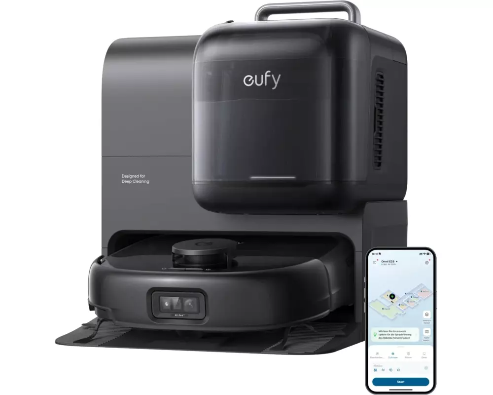 eufy Saug- und Wischroboter Omni E28 Black