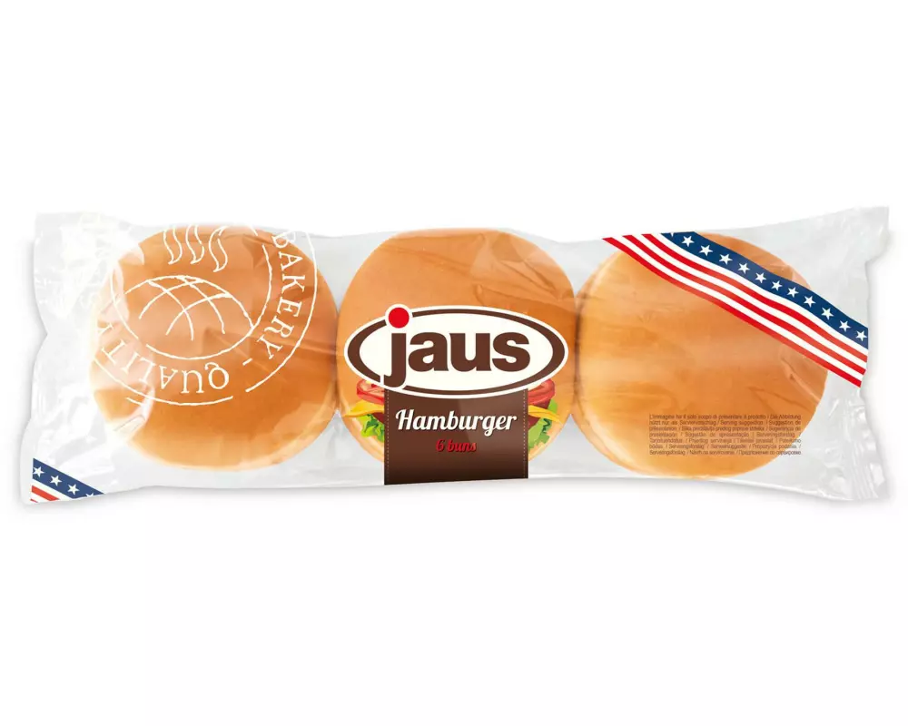 jaus Burger Buns geschnitten 6 Stück