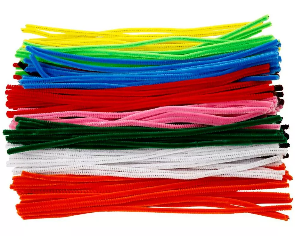 Creativ Company Chenilledraht mehrfarbig, 300 Stück