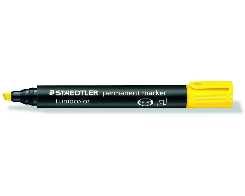 Staedtler Permanent-Marker Lumocolor 350 Gelb, permanent