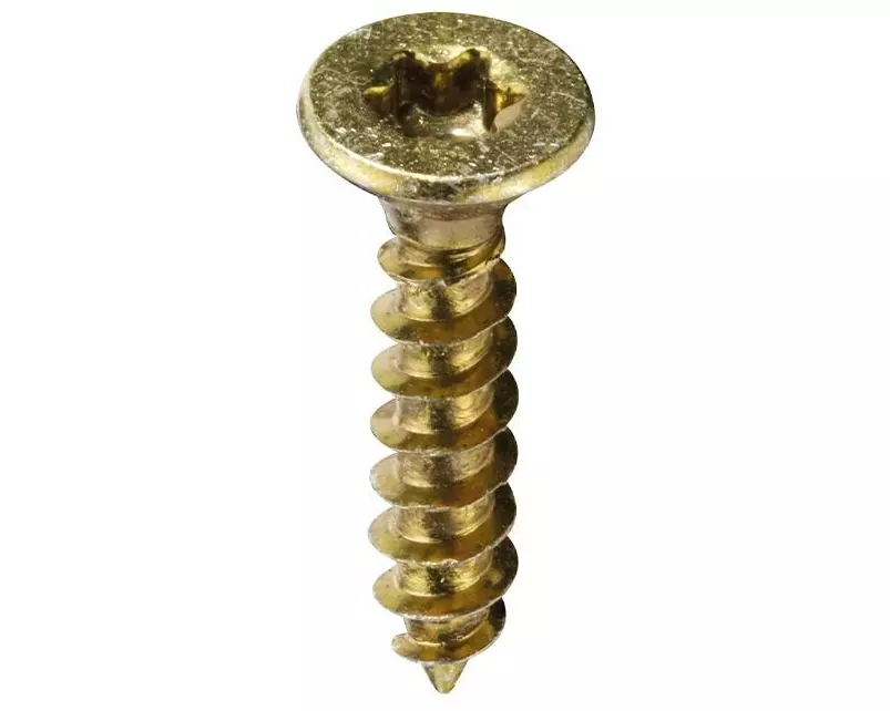 FTM Spanplattenschrauben Senkkopf 3.5 x 16 mm Stahl, 28 Stück