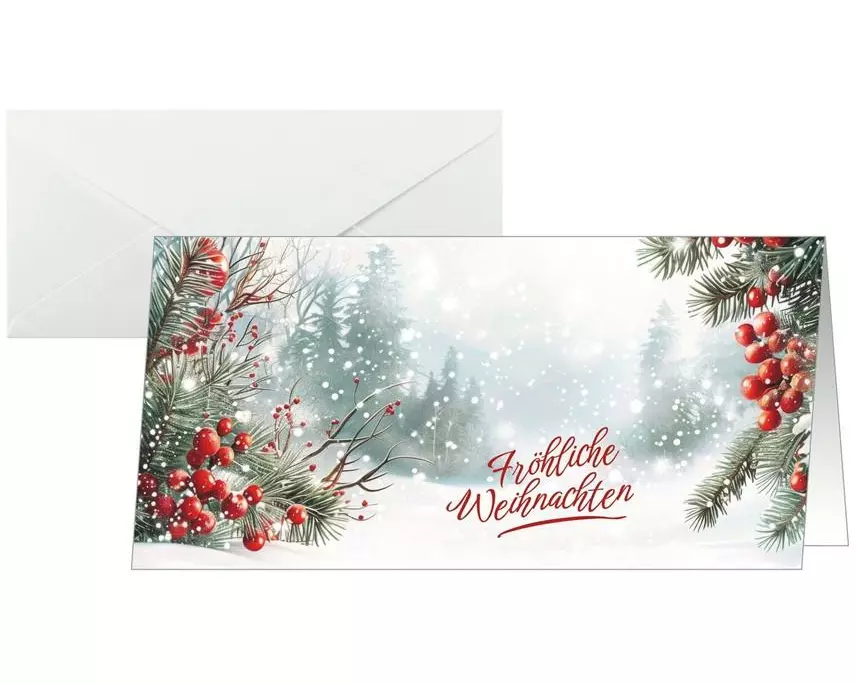 Sigel Weihnachtskarten Set, Scandinavian Snow