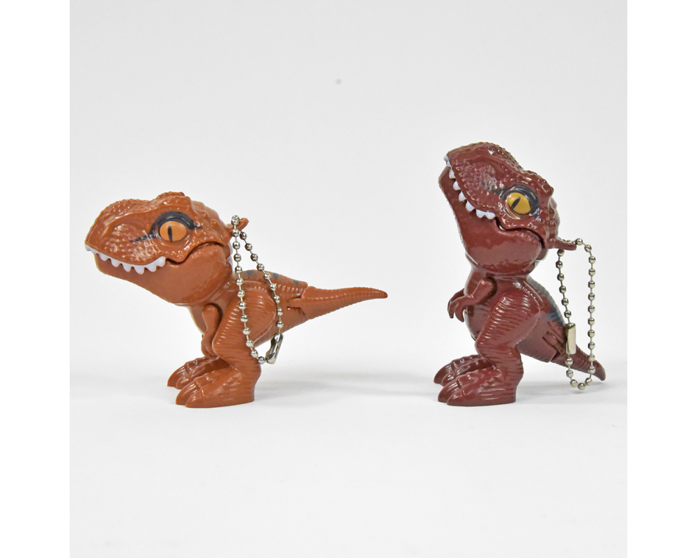 ROOST Schlüsselanhänger Dino 7x4cm 90509 4 assortiert