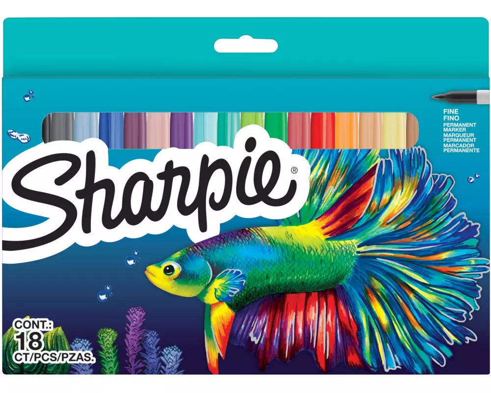 Sharpie Fasermaler Back To School Permanent, 18er Pack