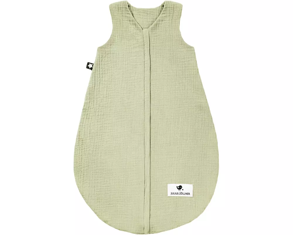 Julius Zöllner Baby-Sommerschlafsack Musselin Lime Gr. 60