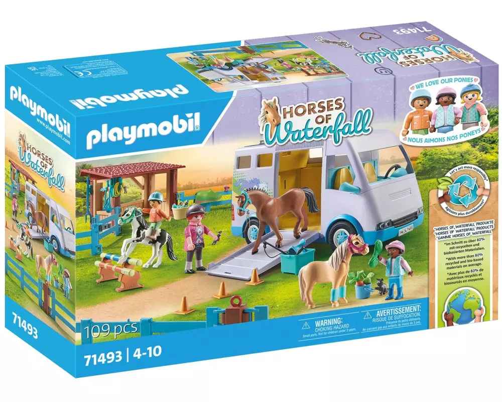Playmobil Horses of Waterfall Mobile Reitschule 71493