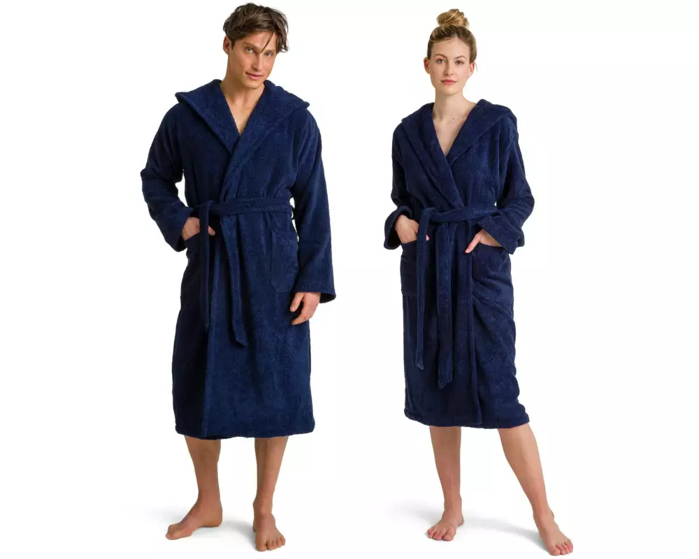 Möve Bademantel Superwuschel XXL, Blau