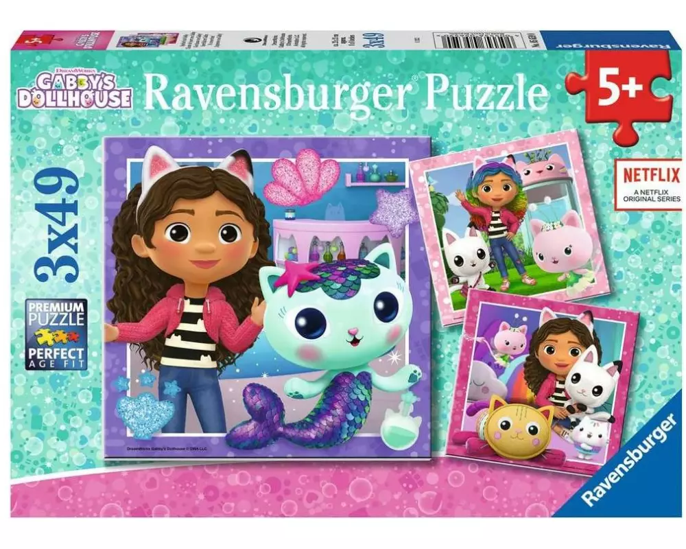 Ravensburger Puzzle Gabby's Dollhouse – Spielzeit