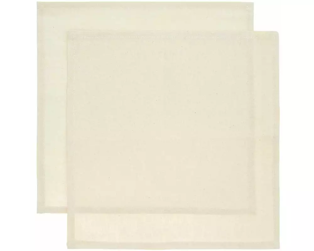 Rico Design Stoffserviette 30 cm x 30 cm, 2 Stück, Natur