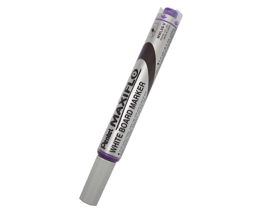 PENTEL Whiteboard Marker MAXIFLO 4mm MWL5S-V violett