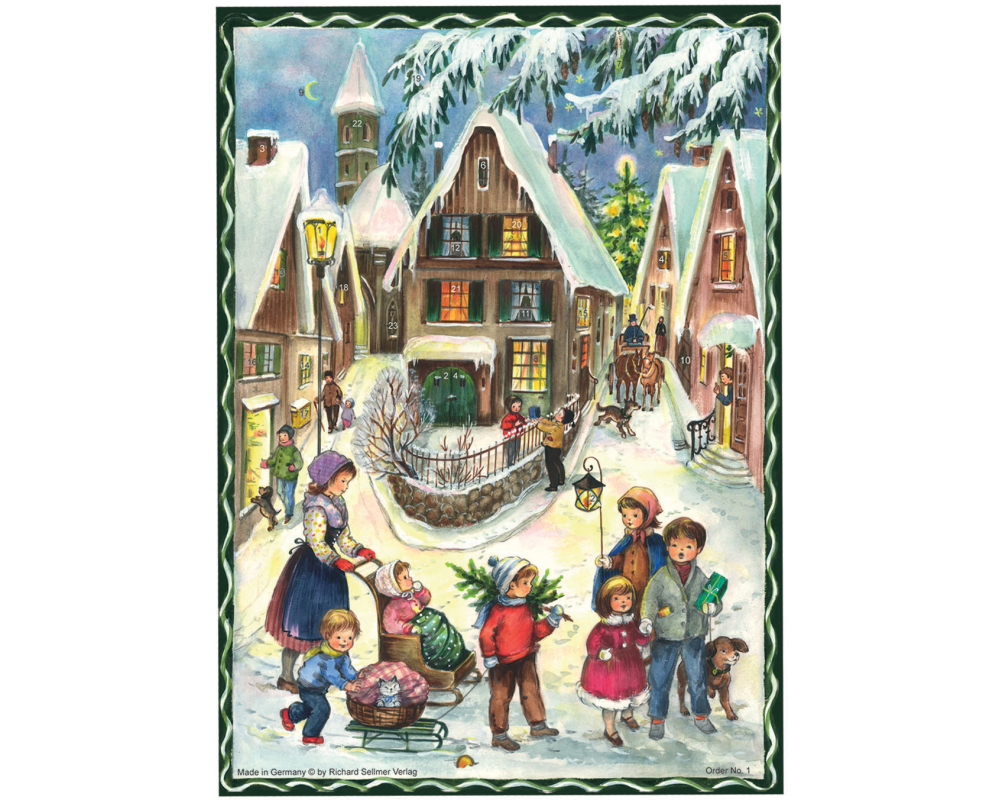 SELLMER Adventskalender 800 1 Weihnachten im Dorf