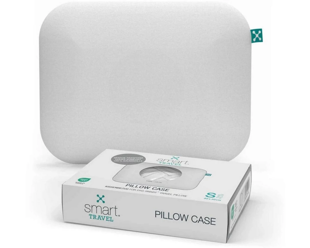 Smartsleep Kopfkissenbezug Travel 30 x 40 cm, Weiss