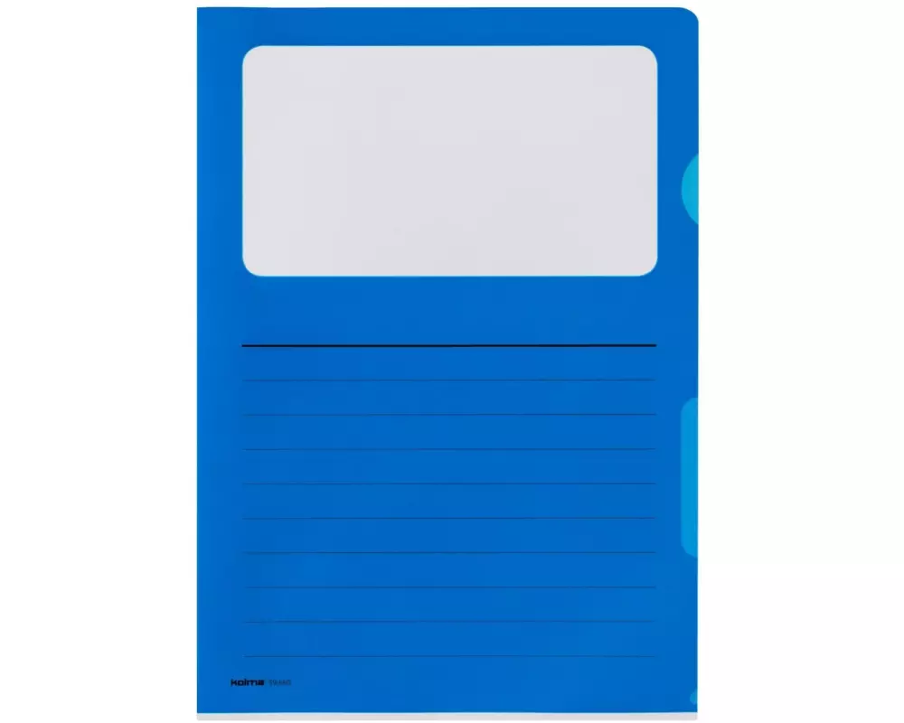 Kolma Sichthülle Visa Dossier Script A4 CopyResistant Blau