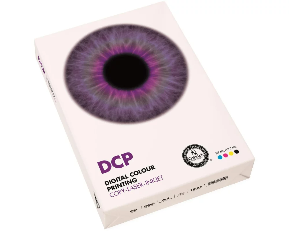 DCP Druckerpapier Supersilk A4, Hochweiss, 90 g/m²,500 Blatt