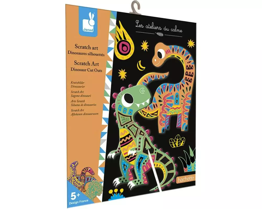 Janod Kratzbilder Dinosaurier