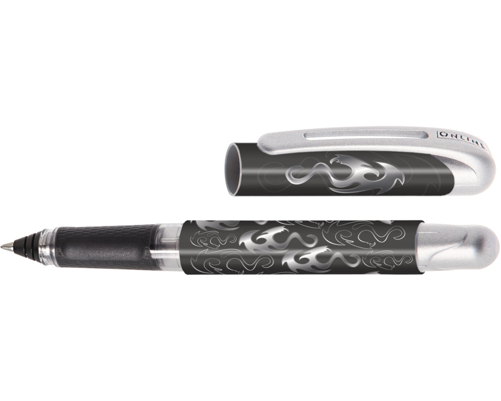 ONLINE Patronen Tintenroller 0.7mm 12029/3D Silver Phoenix