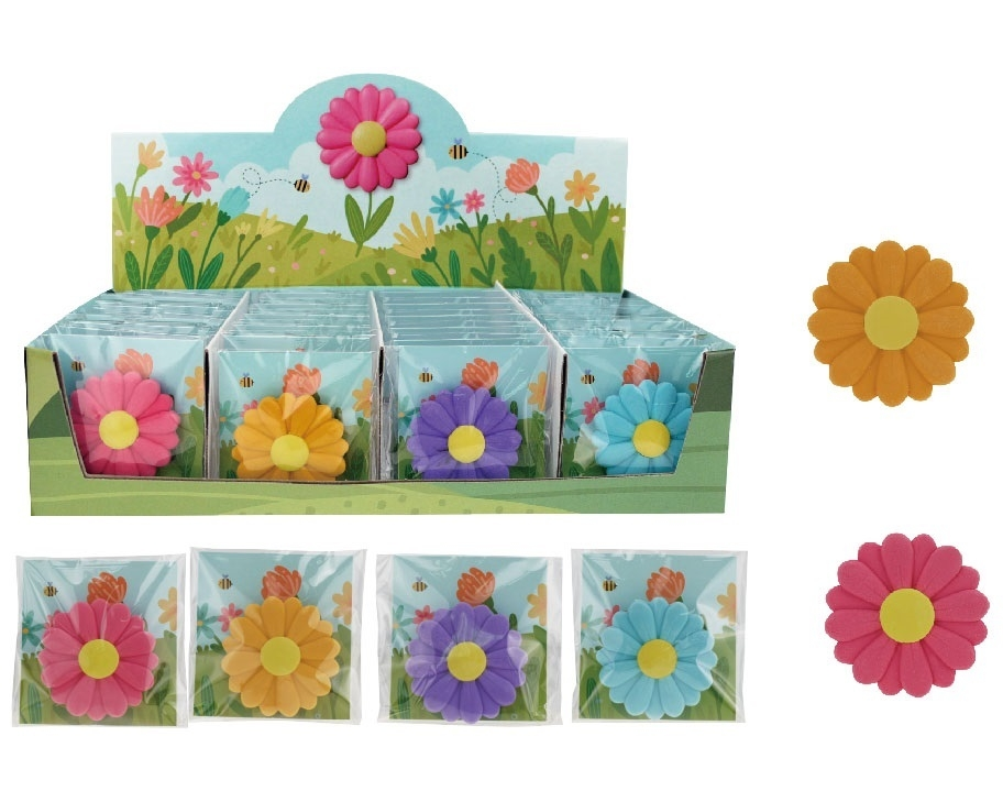 ROOST Radiergummi Blumen 4558 assiortiert, 3D