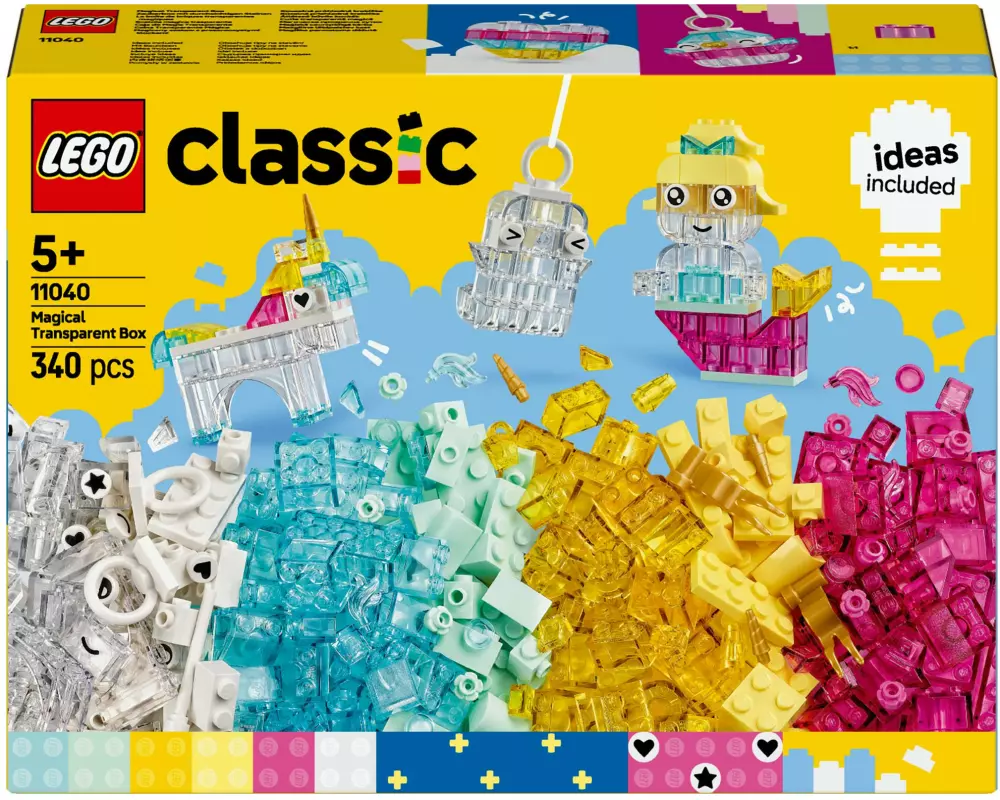 LEGO® Classic Zauberbox mit durchsichtigen Steinen 11040
