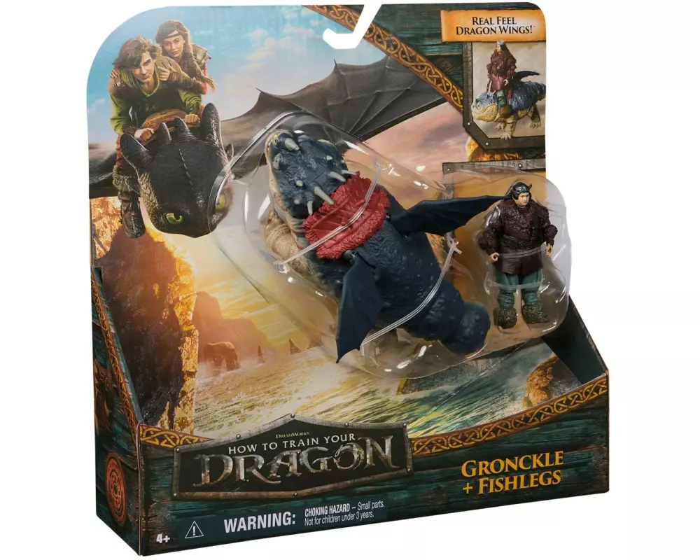 Spinmaster Spielfigurenset Dragons Fleischklops and Fischbein