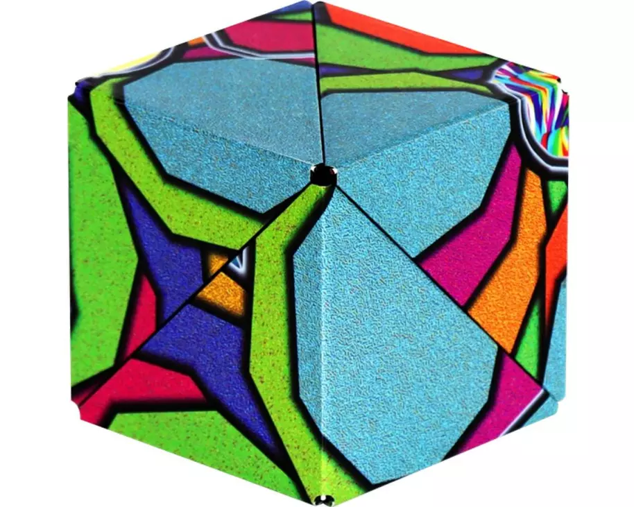 Shashibo Cube Stained Glass – by Artist Laurence Gartel 2.0