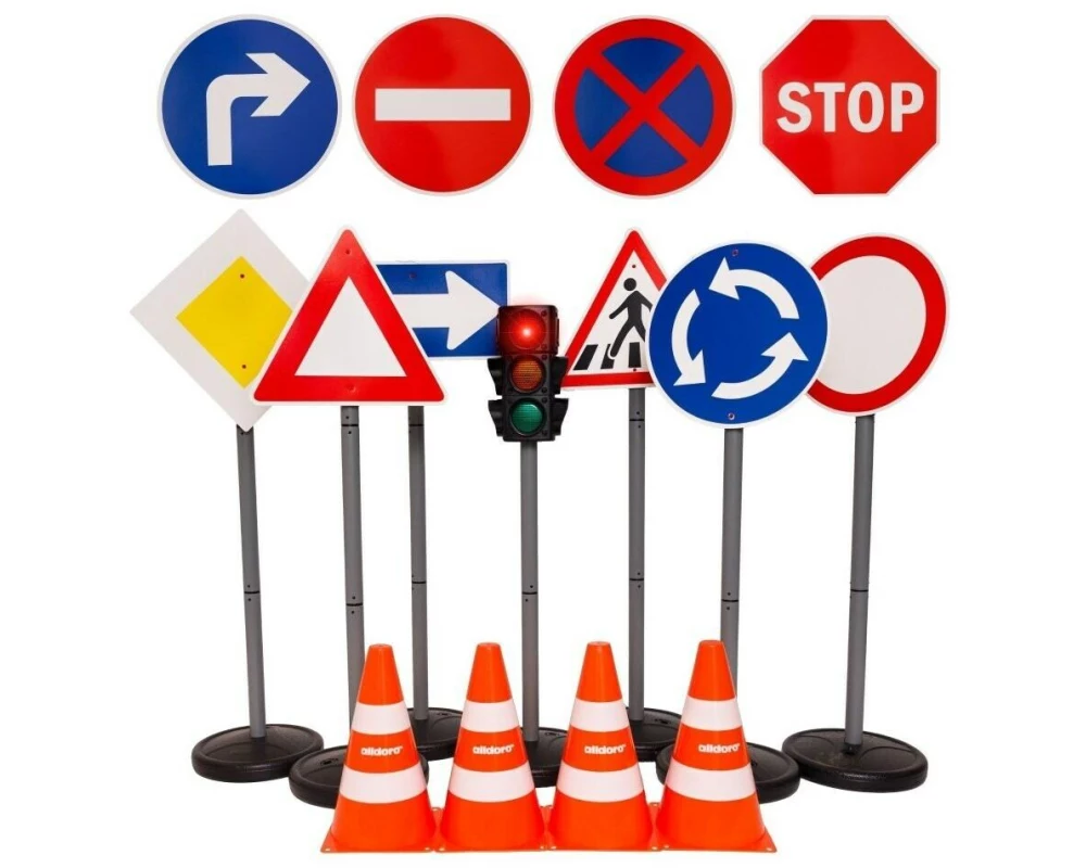 alldoro XXL Verkehrsset, 21 Teile
