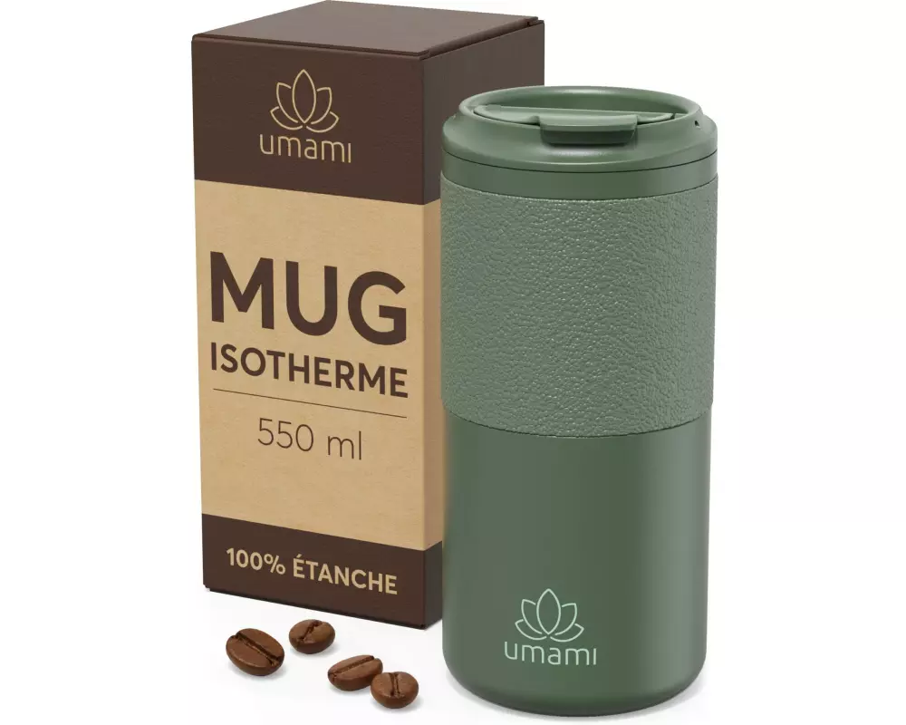 Umami Thermobecher Grün 550 ml 550 ml, Grün