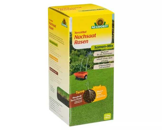Neudorff Rasensamen TerraVital NachsaatMix, 1.5 kg