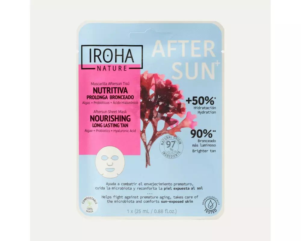 iroha After-Sun-Maske Nährend Algen & Probiotika 25 ml 25 ml