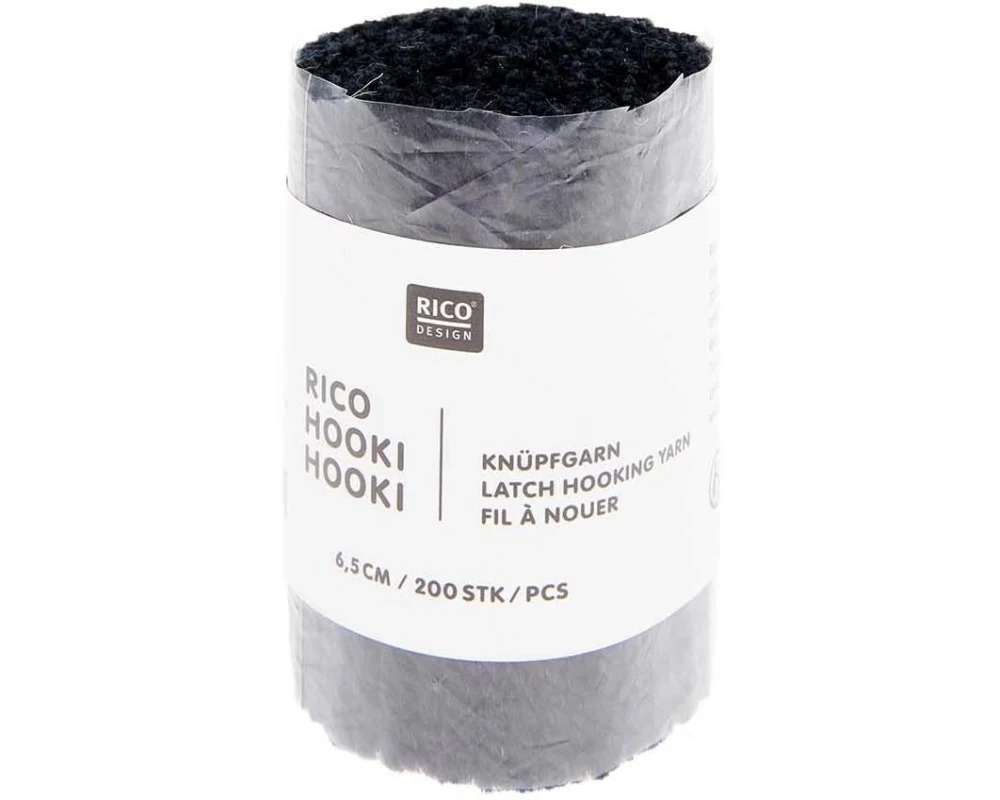 Rico Design Hooki Knüpfgarn Dunkelblau