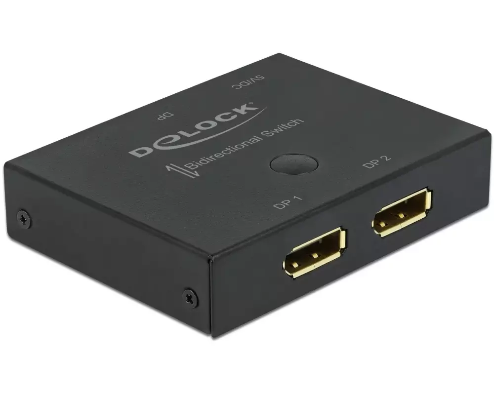Delock Switchbox 2 Port Displayport 8K/30 Hz Bidirektional