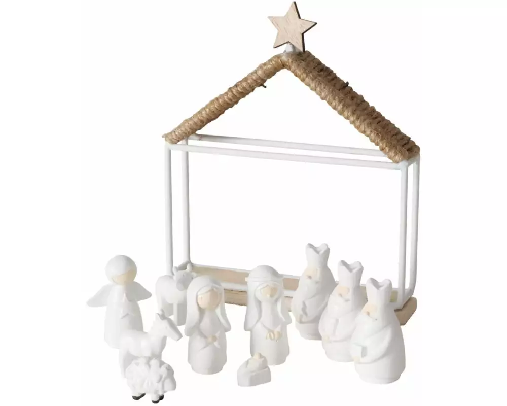 Boltze Krippe Serua 15 x 3.5 x 18.2 cm