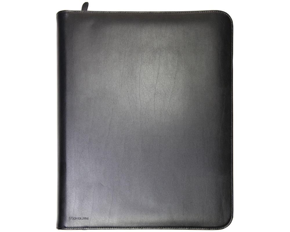 MONOLITH Konferenzmappe 2000002924 A4 schwarz Leder