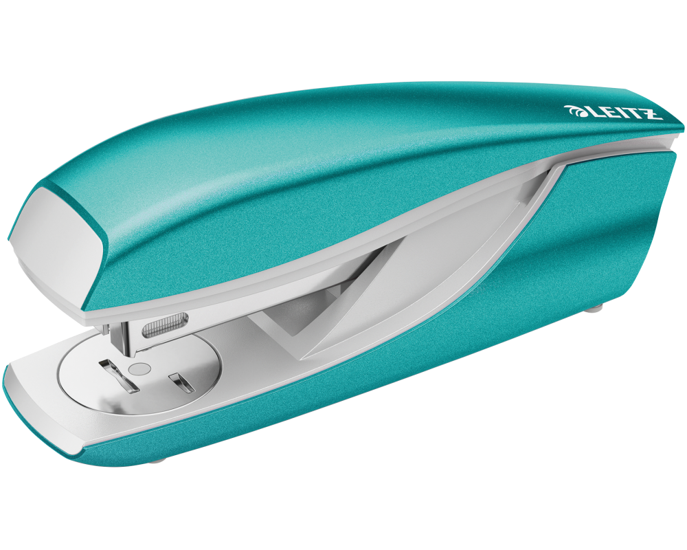 LEITZ Heftgerät NeXXt WOW 5502 55022051 eisblau 30 Blatt