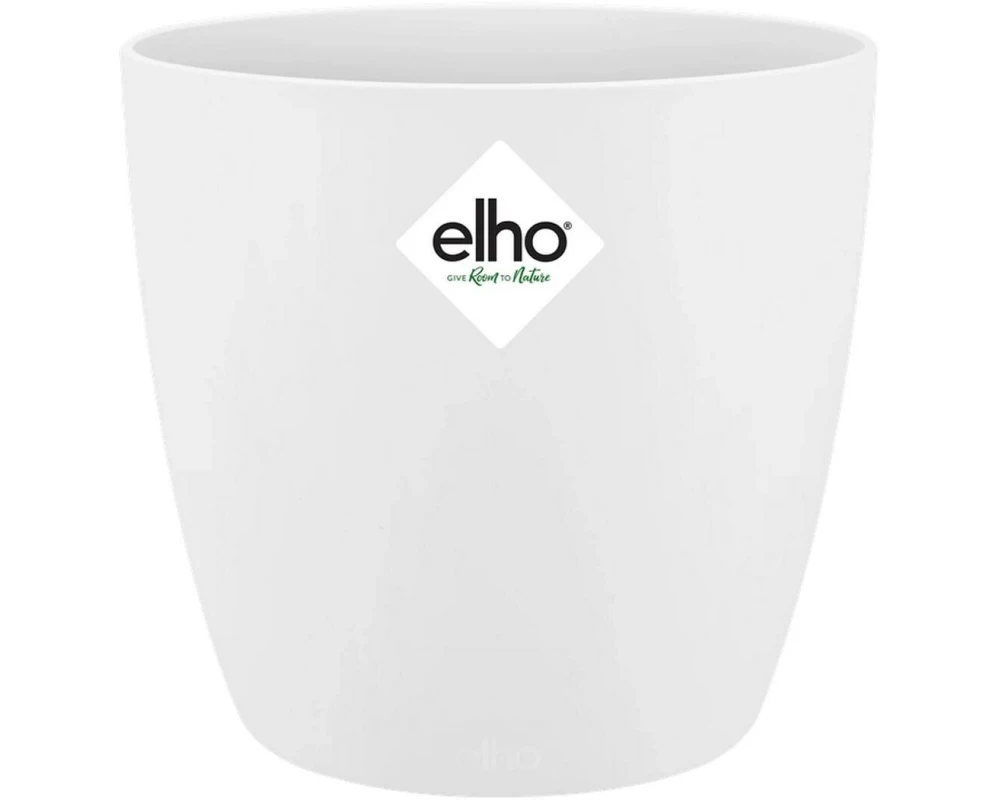 Elho Blumentopf Brussels mini, rund, 1.2 l, Weiss