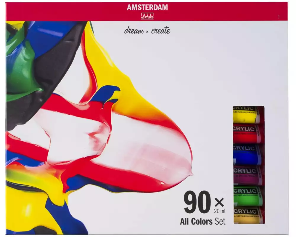 Amsterdam Acrylfarbe Standard 90 Tuben à 20 ml