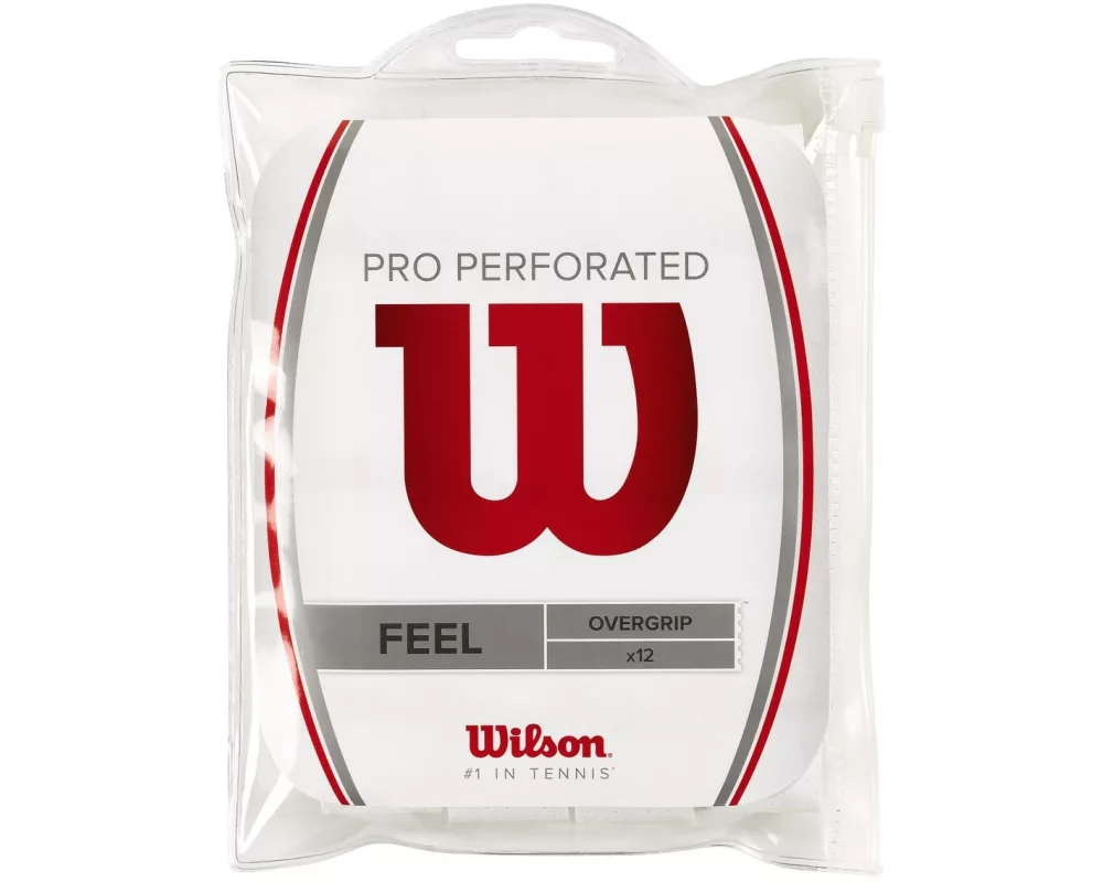 Wilson Over Grip Pro Perforated 12 Weiss