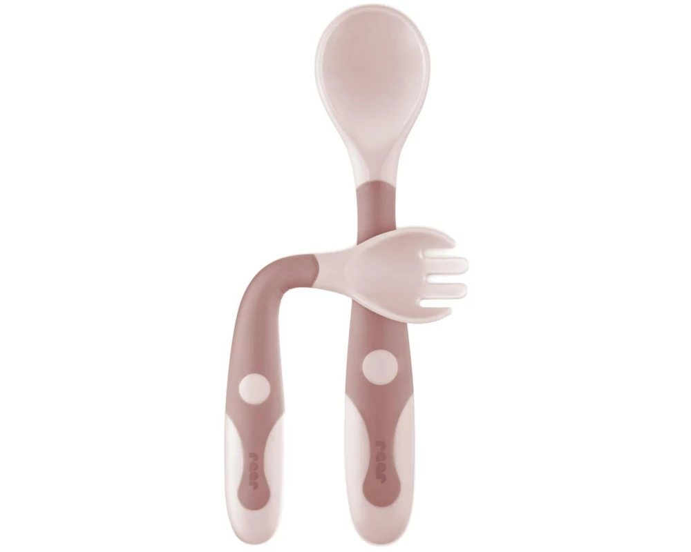 reer Biegsames Lernbesteck Pink