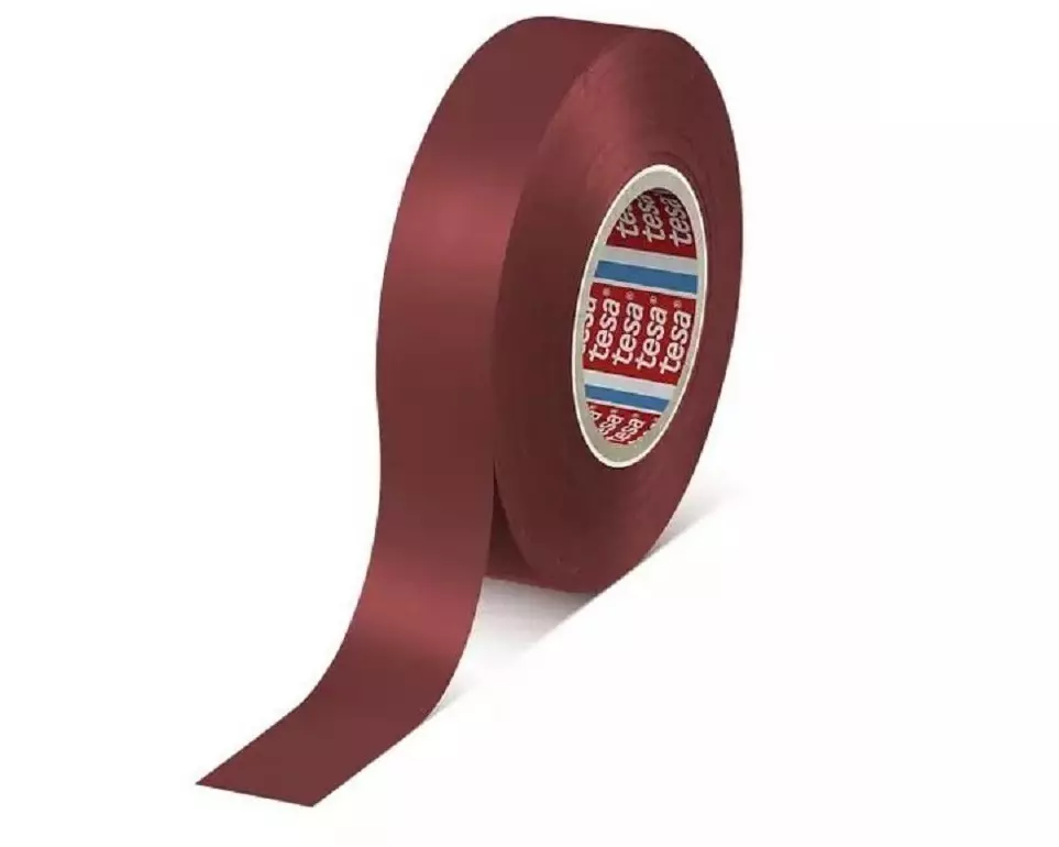 tesa Isolierband tesaflex Premium, 30 mm x 33 m, Rot 5 Stück