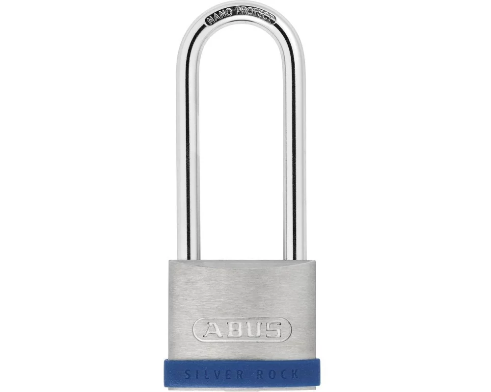 Abus Vorhängeschloss Silver Rock 5/50HB80 Silber Zink