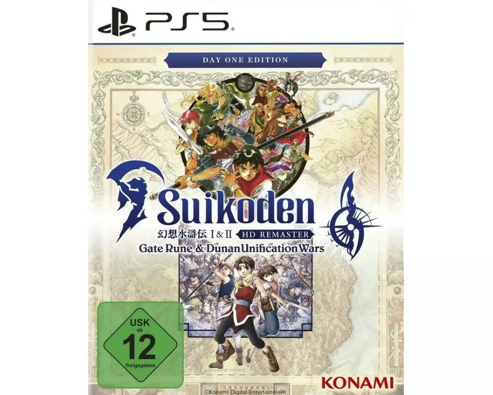 KONAMI Suikoden 1 + 2 HD Remaster – Day 1 Edition [PS5] (D) (Box)