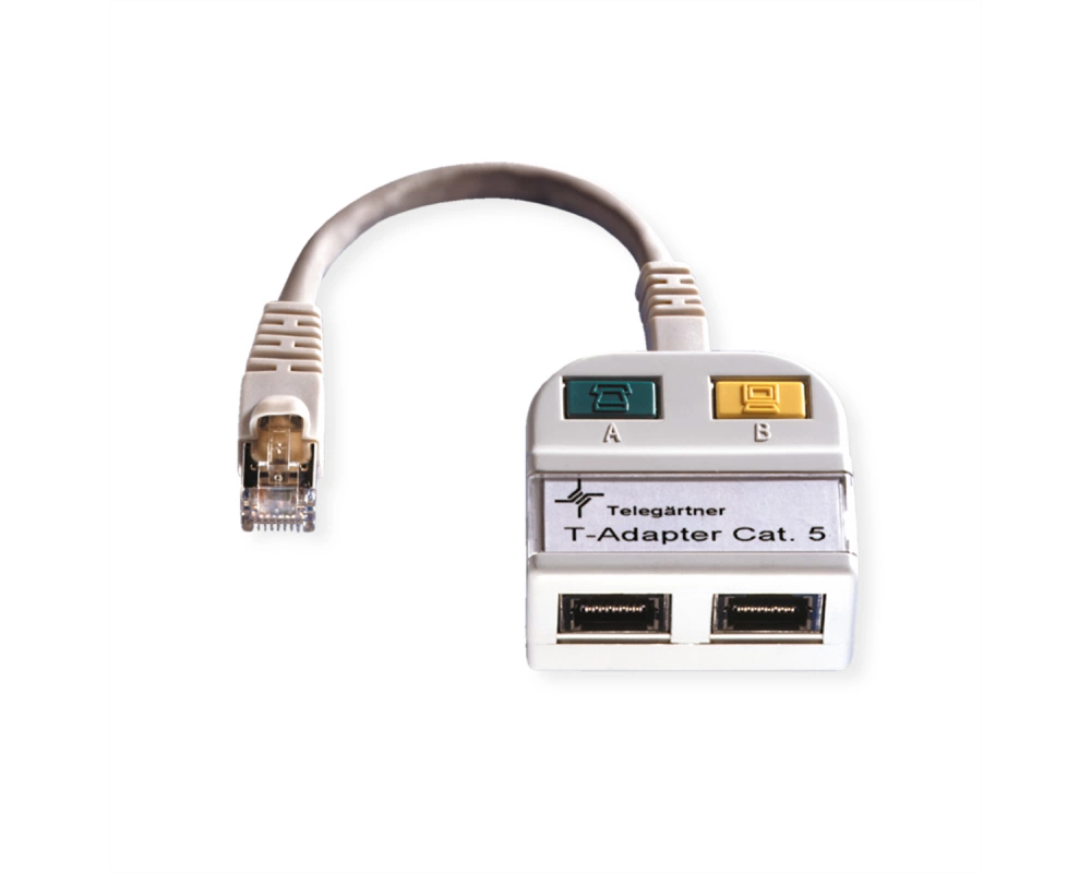 TELEGÄRTNER T-Adapter, Ausgang auf 10Base-T/ISDN