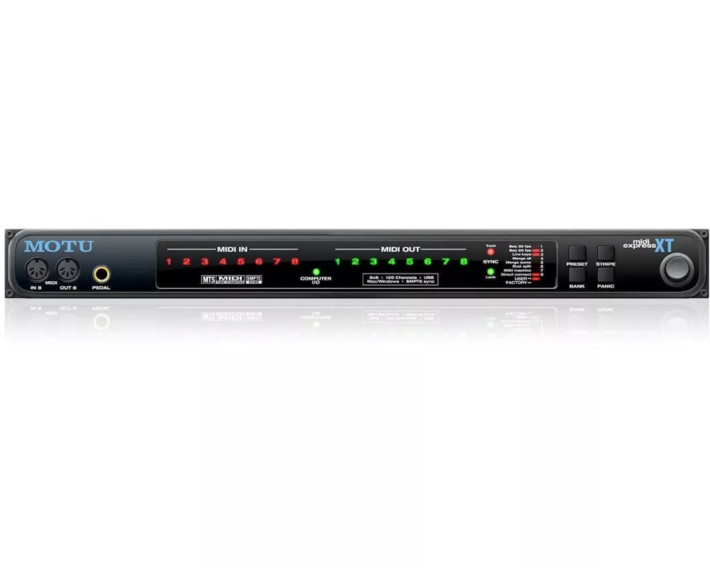 Motu USB-MIDI-Interface MIDI Express XT